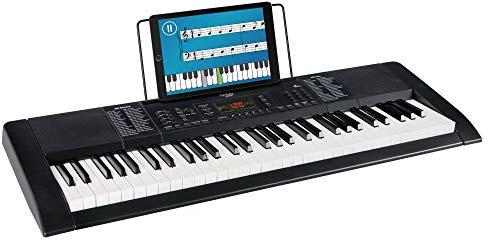FunKey 61 Edition Schwarz, 300 Sounds, 300 Rhythmen, 40 Demosongs | Sustain, Vibrato, Double Voice, Transpose, Tastatur-Split, Intro/Ending, Drum, Aufnahmefunktion, Begleitung: Sync, Fill In