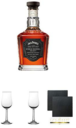 Jack Daniels Single Barrel Select Bourbon Whiskey 0,7 Liter Geschenkset