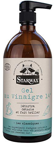 MY STARWAX 14310 Weißes Gel, für Essig 14 ° Säuresäure. 100% der Inhaltsstoffe sind natürlichen Ursprungs, NC, 950 ml