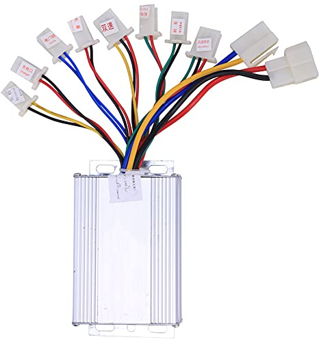VGEBY Controlador Cepillado, 36V 500W Aleación de Aluminio Brushed Controller Box Controlador de Velocidad de Scooter Eléctrico para Bicicleta Scooter Eléctrico y Monopatín