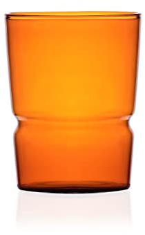 Ichendorf Milano Tumbler Ambra | Collezione Tap | 28 cl| Vetro Borosilicato | Fatto a Mano