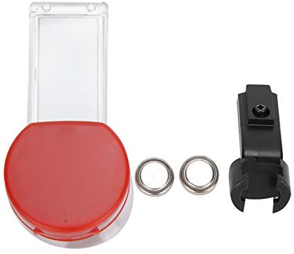 Hygromètre De Thermomètre De Terrarium De Reptiles, Jauge D'humidité De Température De Boîte D'élevage D'animaux De Compagnie Avec Ventouse Et écran LCD Numérique Pour Réservoir De Reptiles(Rouge)
