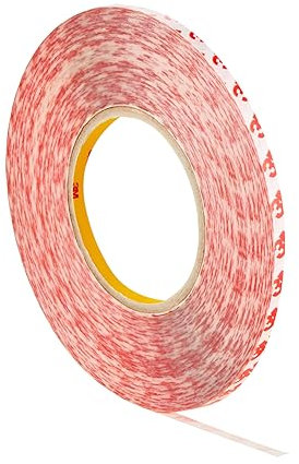 Dpm tapes - Cinta adhesiva de doble cara GPT PET: fuerte adherencia, se adhiere a superficies difíciles. Grosor 0,21 mm, resistente hasta 150 °C, resistencia UV ex 9088- (6 mm x 50 m)