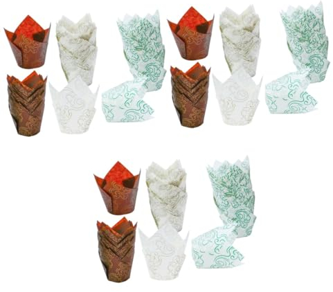 Zerodeko 450piezas Papel Para Envolver Pasteles y Sostenedor De Pan De Color Aleatorio Para Fiestas y Celebraciones