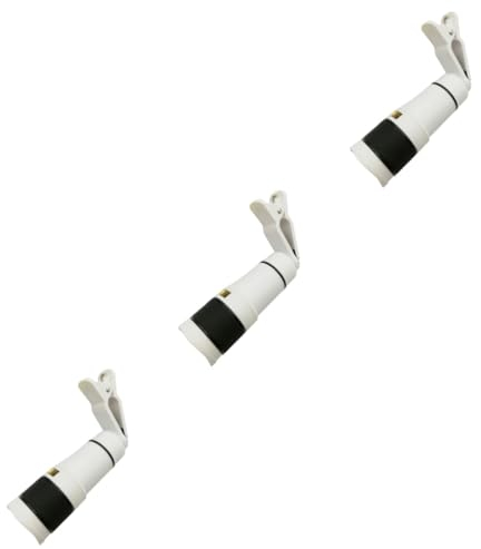 DOITOOL 3stücke Teleobjektiv Smartphone Mit Stativ Für Klare Bilder Und Einfache Verwendung Kompatibel Mit Meisten Handys Weiß