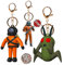 TFYU Lethal Company Figuren Schlüsselanhänger Hoarding Bug Anhänger Schlüsselschilder Mitarbeiter Anhänger Anime Cosplay Zubehör mit Cartoon Charakter Aufkleber 13 Stück