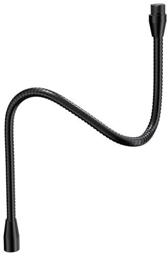 zealsound Upgraded Metall Schlauch Arm,19 Zoll Schwanenhals-Mikrofonhalter, Mikrofonarm, Hochleistungs-Verlängerung für Mikrofon, Mikrofon-Bodenständer, Telefonhalter, Make-up-Spiegel, 5/8“ Gewinde