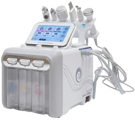 Piccola bolla strumento di bellezza Radiofrequenza Dispositivo Viso, Professionale Elettrico Microdermoabrasion Dispositivo con 6 Barre di Bellezza, Saloni di Bellezza