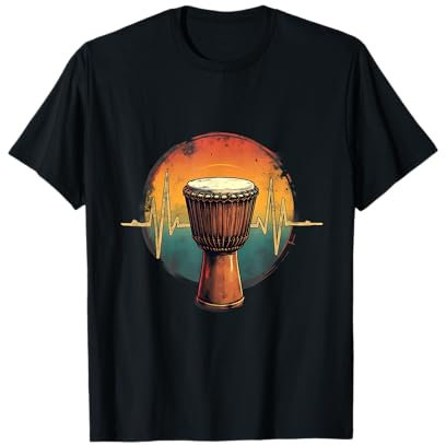 Djembe Trommeln Afrikanische Percussion T-Shirt
