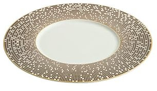 Steakteller aus Knochenporzellan im Western-Stil goldfarben lackiert Home Frühstück Spaghettiteller 30,5 cm Goldversion