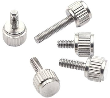DQZRTUECA Bunte Rändelschraube Schraube anziehen, 10 stücke M2 M2.5 Gerade Korn Rändelschrauben Handgriff Knopfschrauben for Messschieber Länge 4-12mm(M2.5X5mm)