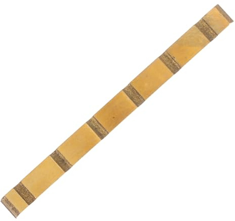 TOYANDONA Geschlitzte Gitarrenmuttern aus Messing 42mm für 6-saitige E-bässe Langlebiges Instrumentenzubehör zum Bass Aufrüsten und Ersatz