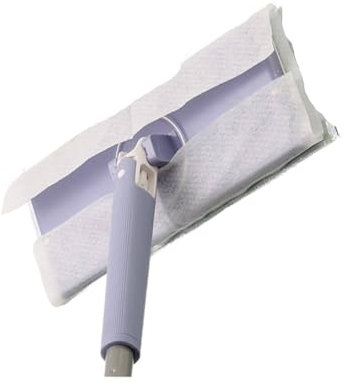 JINWPXSR Trapeador De Limpieza Grande Manos Libres For Ventanas Y Pisos, con Rotación De 360°, Removedor De Polvo, Trapeador Automático De Toallas De Papel, Herramienta De Limpieza For El Hogar.