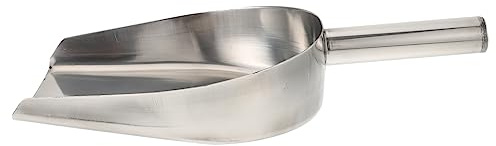 iplusmile Cuchara para Hielo Inoxidable con Mango Ergonómico Pala Plana Grande Reutilizable para Cereal y Uso Doméstico Fiestas y Buffets
