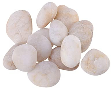 ibasenice 350g Piedras Pintadas Para Dibujar De Rocas y Piedras Para Dibujo Infantil De Pintadas Mano Guijarros Para Pulir Diy Blancos