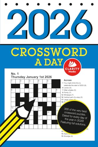 Crossword a Day 2026: 366 of the very best crossword puzzles