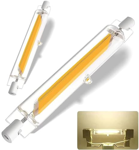R7S LED 118mm Dimmbar 20w Ersatz für 200W Halogen Lampen | Led R7s 118mm Naturweiß 4000K 2000LM, Kein Flackern, Enegiesparende 360°Abstrahlwinkel für Deckenfluter Stehlampe Wandleuchte, 2er Pack