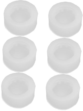 GALPADA 6pcs Nonstick Silicone Macaron Mold for Baking DIY Cake Candy Chocolate Soap Making Reusable Macaron Silicone Molds for Home Baking and Party Use Easy Clean Bakeware