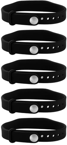Chewtoyo 5 Pcs Wristband 13.56Mhz, Waterproof Silicone, Access Control for Gym Pool, Fingerprint Lock