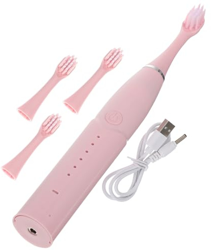 Artibetter Elektrische Zahnbürste Tiefenreinigende Funktion für Kinder mit Cartoon Motiv Hautfreundliche Borsten und Tragbar 400 Mah Akku für Jungen und Mädchen