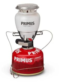 PRIMUS Laterne EasyLight Duo - 490 Lumen, Weiß, Metall, Gaslaterne