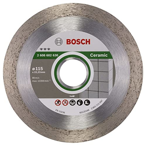 Bosch Accessories 2608602630 Disque à tronçonner diamanté best for ceramic 115 x 22,23 x 1,8 x 10 mm