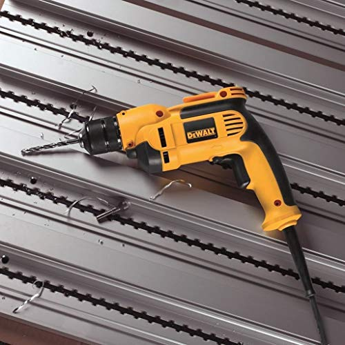 DEWALT 1-Gang Bohrmaschine (701 Watt, 10 mm Vollmetall-Schnellspannbohrfutter, ideal für präzise Bohrarbeiten mit kleinem Durchmesser in Holz und Metall) DWD112S-QS
