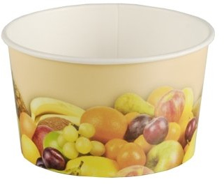 PAPSTAR 18166 Eisbecher, Pappe, PE-beschichtet, Mehrfarbig, 8 x 31.50 x 44 cm