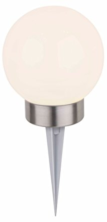 Dehner Lámpara Solar con Pantalla de Bola, estaca y Cambio de Color, diámetro de 15 cm, plástico