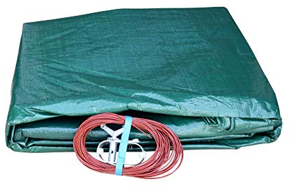 Weixelbaumer1 Lona con tensor para piscinas ovaladas, 7,0 x 3,50 m