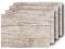 Westmark 4 Tischsets/Platzdeckchen, 45 x 30 cm, Synthetik, Holzoptik, Saleen-Edition: Nature, Eiche hell, 01059810150