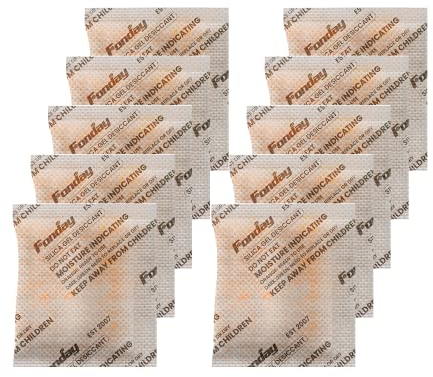 Lot de 10 sachets déshydratants rechargeables en gel de silice de qualité alimentaire pour fonday,Réactivation rapide de l'humidité,Indication de l'humidité, outils, médicaments alimentaires