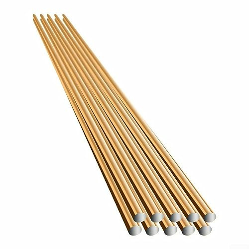25 varillas de soldadura de latón, alambre de soldadura de latón, varillas de soldadura de latón para soldadura de gas oxiacetileno para soldadura, 1,6 mm