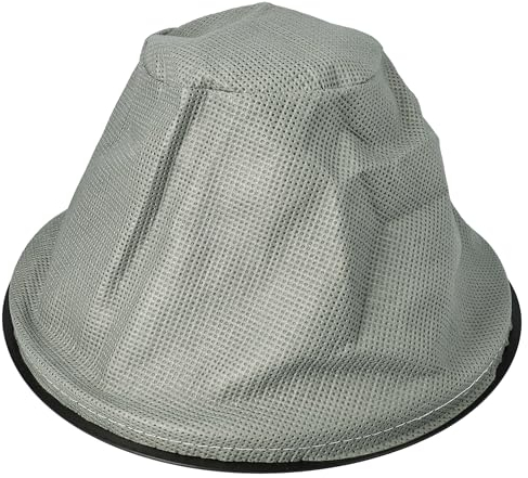 vhbw filtro a sacco compatibile con Parkside Pas 500 D2 aspiratore per camino, aspiracenere - Filtro di ricambio, lavabile nero/grigio