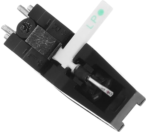 WHAMVOX Cartuccia Doppio Stilo per Dischi in Vinile, Compatibile con Fonografo, Puntina Precisa in Plastica e Metallo per Riproduttore di Dischi