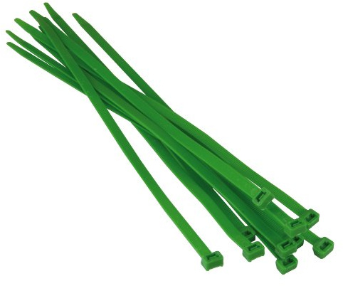 UNITEC Kabelbinder, 400 x 8.8 mm, 25 Stück, grün