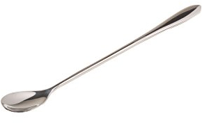 Genware NEV-LS07 Spoon, Latte 7 Polished Stainless Steel (Pack of 12)