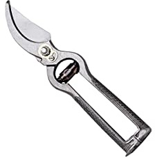 AUSONIA - SÉCATEUR PROFESSIONNEL DE 21 CM BREVETÉ AVEC UNE FERMETURE DE SÉCURITÉ CROISÉE IDÉAL POUR LA TAILLE DES VIGNES