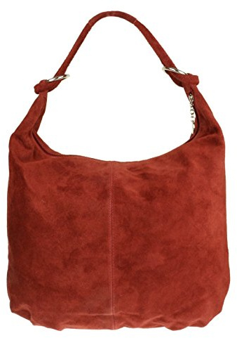 Girly Handbags Femmes Hobo Italian Suede Véritable sac ˆ bandoulire en cuir