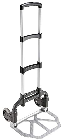 Adam Hall Accessories Porter - Zusammenklappbare Sackkarre mit verriegelbarem Ausziehgriff, AHPORTER, Silber Schwarz, 1000 mm