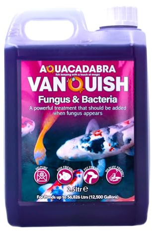 Aquacadabra Vanquish Fungus & Bacteria Pond Disease Treatment Water Solution 2.5L