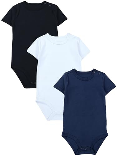 TupTam Baby Body Kurzarm – 3er Set aus 100% Baumwolle bis Größe 134