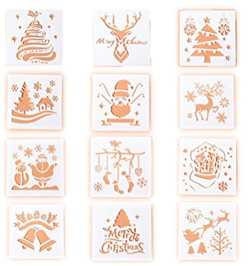 12st Weihnachtsdeko Zeichnungsvorlagen Schablonen Zum Malen Malvorlagen Weiß Kunsthandwerk Weihnachten