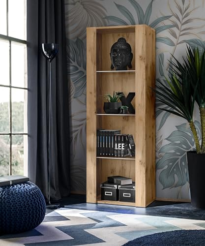 Komodee Vitrine Tivoli Wotan/Wotan 55x159x35 cm