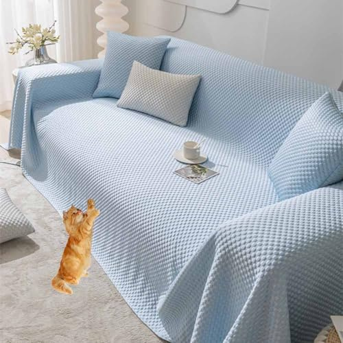 HLTQL Sofa Überwurfdecke XXL, Sofadecke rutschfest, Sofaüberwurf Decke Ecksofa L Form, Couch Überwurf Sofaüberwürfe U Form, Couchdecke Überwurf(#408,210 * 300cm)