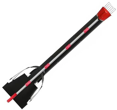 Polo raccoglitore di frutta, selettore di frutta 1 set lunghezza regolabile fino a palo in acciaio da 13 piedi con tubo in tessuto e strumento di raccolta di sacchetti per frutteti per frutteto, giar