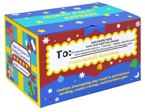 30 Days Elf kit 2025 Christmas Elf Traditions Kits - 130+ Props & 30days theme illustrations Elf Accessories - For Elf Mischief Elf Clothes, Background Cards, and Activity Props More Than 24 Days