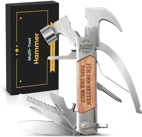Tesmotor Regalos para hombres, 12 en 1 Multitool Gadgets para papá, accesorios de camping, regalos para hombres, regalo de cumpleaños, Navidad, calendario de Adviento, relleno para hombres