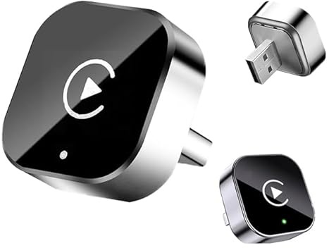 Adaptateur CarPlay sans Fil,Connexion Automatique, Mise à Niveau 2025, Compatible with iPhone and Android