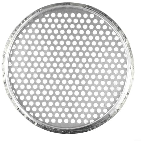 Metal Gardening Soil Sieve Riddle Mesh with Multiple Hole Sizes for Efficient Separation of Soil, and Debris in Home Garden Applications (Round Hole 7mm)